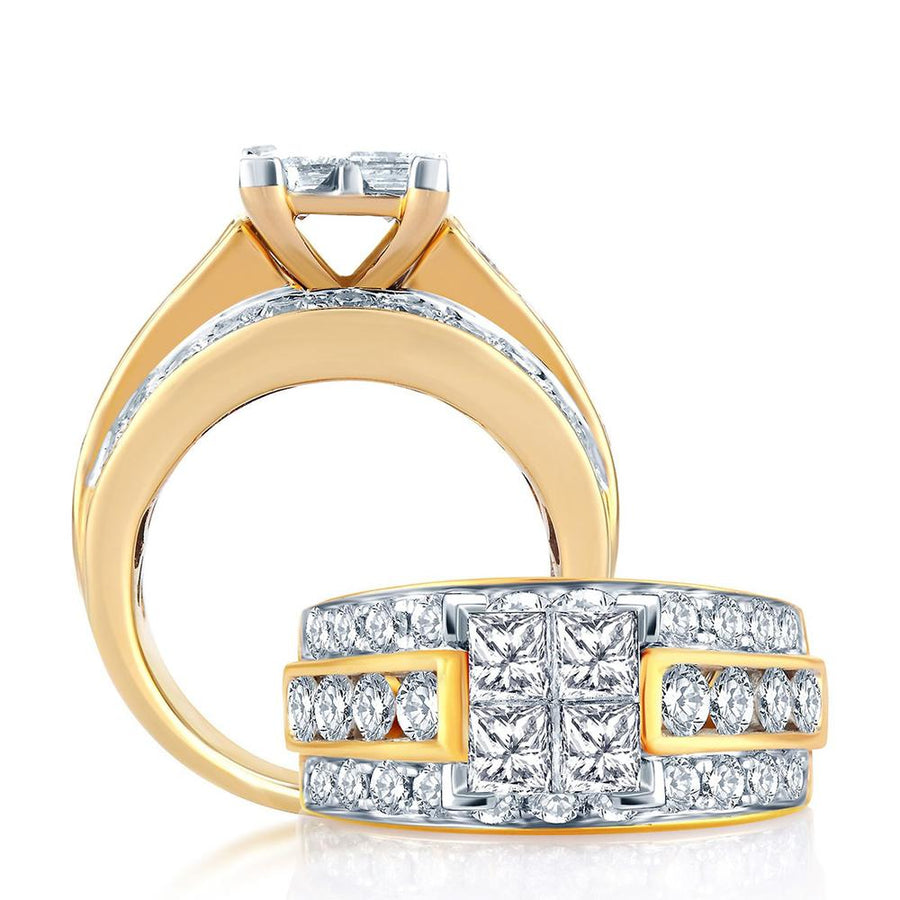 14K  2.62ct Diamond Ring