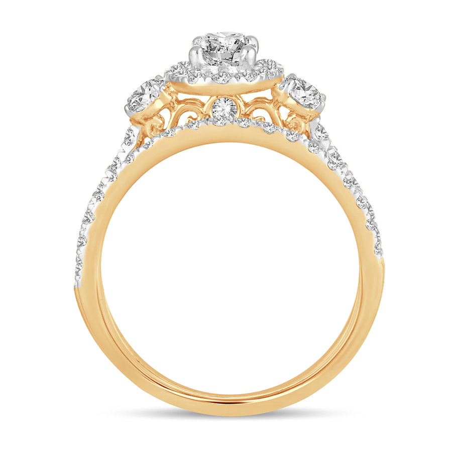 14K 1.50CT DIM BRIDAL RING