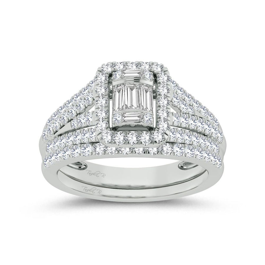 14K 1.00ct Diamond Bridal Ring
