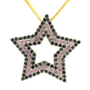 P012 - DIAMOND STAR PENDANT - Johnny Dang & Co