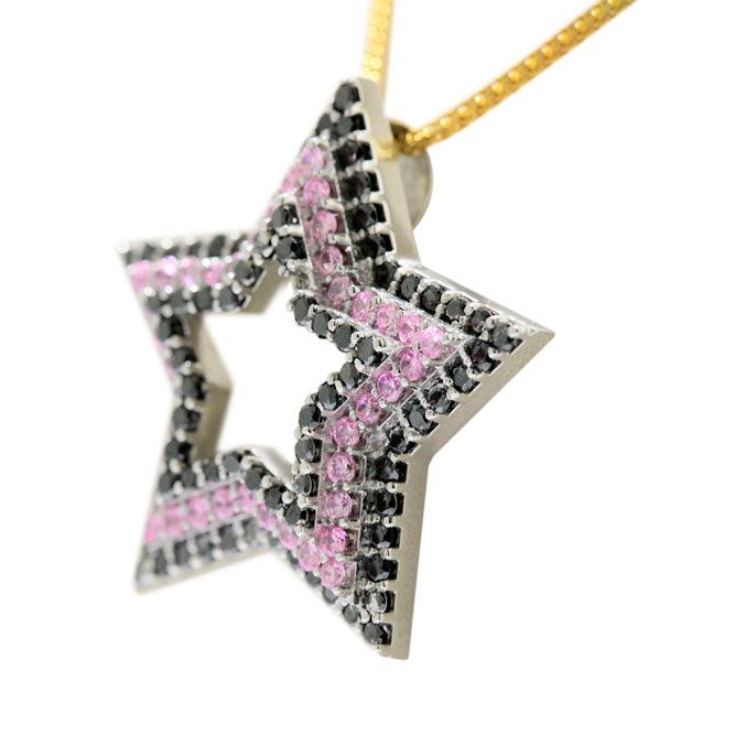 P012 - DIAMOND STAR PENDANT - Johnny Dang & Co